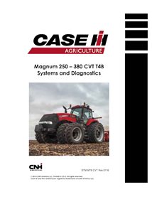 CASE-STM-MT8-CVT-EN Manuel de formation technique PDF pour tracteurs Case Magnum 250-380 et New Holland T8.320-T8.435 à trans...