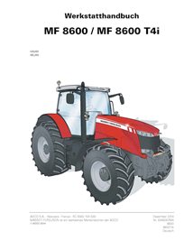 MF-4346267M4-WSM-DE Manual de taller y servicio del tractor Massey Ferguson 8650, 8660, 8670, 8680, 8690 TIER 4i (PDF) (43462...