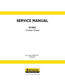 New Holland D180C crawler dozer service manual - New Holland Construction manuals - NH-48037327A