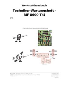 MF-4346910M3-TSB-DE Massey Ferguson 8650, 8660, 8670, 8680, 8690 TIER 4i tractor pdf technician service book DE (4346910M3)