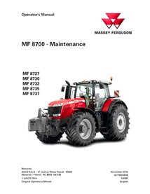 MF-ACT000364B-OM-EN Massey Ferguson 8727, 8730, 8732, 8735, 8737 tractor pdf operator's manual (ACT000364B)