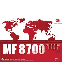 MF-ACT000612-RTS-ES Calendrier des réparations des tracteurs Massey Ferguson 8727, 8730, 8732, 8735, 8737 (PDF) ES (ACT000612)