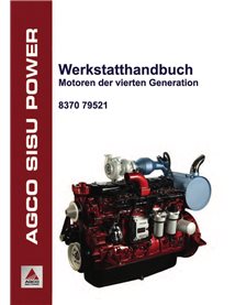 SISU-837079521-WSM-DE Manual de oficina em PDF do motor AGCO SISU de 4ª geração DE (837079521)