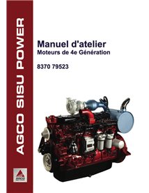 SISU-837079523-WSM-FR Manuel d'atelier PDF pour moteur AGCO SISU de 4e génération FR (837079523)