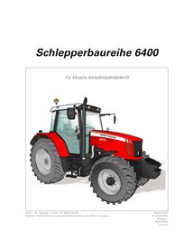 MF-4315547M1-OM-DE Manual del operador del tractor Massey Ferguson 6445, 6455, 6460, 6470 TIER 3 DYNA-6 (PDF) (4315547M1)