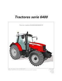 MF-4315548M1-OM-ES Massey Ferguson 6445, 6455, 6460, 6470 TIER 3 DYNA-6 tractor pdf operator's manual ES (4315548M1)