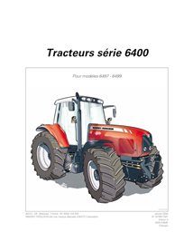 MF-3378817M1-OM-FR Manual do operador do trator Massey Ferguson 6497, 6499 em PDF FR (3378817M1)