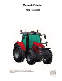 MF-7060325M1-WSM-FR Manuel d'atelier PDF pour tracteurs Massey Ferguson 6612, 6613, 6614, 6615, 6616 FR (7060325M1)