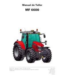 MF-7060329M1-WSM-ES Manual de serviço de oficina em PDF para tratores Massey Ferguson 6612, 6613, 6614, 6615 e 6616 (7060329M1)