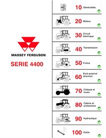 MF-1857618-WSM-FR Manuel d'atelier PDF pour tracteurs Massey Ferguson 4435, 4445, 4455 FR (1857618FR)