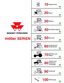 MF-1857618-WSM-DE Massey Ferguson 4435, 4445, 4455 tractor pdf workshop service manual DE (1857618DE)