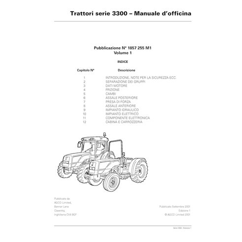 MF-1857255M1-WSM-IT Massey Ferguson 3315, 3325, 3330, 3340, 3350, 3355 tractor pdf workshop service manual IT (1857255M1)