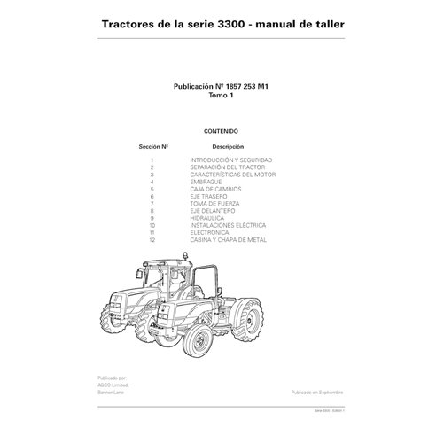 MF-1857253M1-WSM-ES Massey Ferguson 3315, 3325, 3330, 3340, 3350, 3355 tractor pdf workshop service manual ES (1857253M1)