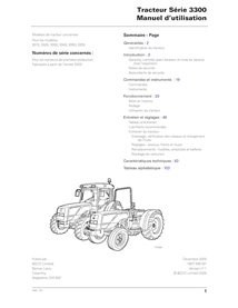 MF-1857246M1-OM-FR Manual del operador del tractor Massey Ferguson 3315, 3325, 3330, 3340, 3350, 3355 (PDF, FR) (1857246M1)