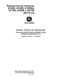 TM406963-ES John Deere 6145R, 6155R, 6155RH, 6175R, 6195R, 6215R MY15-MY17 tractor pdf repair technical manual ES (TM406963)