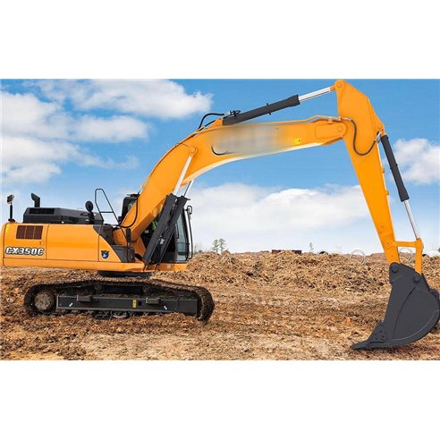 Manual do operador da escavadeira Case CX350C Tier 4