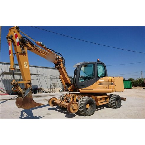 Case WX95, WX125 excavator service manual