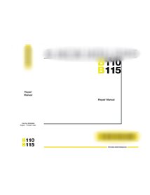 New Holland B110, B115 backhoe loader repair manual