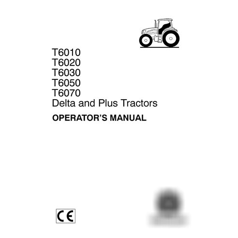 New Holland T6010, T6020, T6030, T6050, T6070 tractor operator's manual