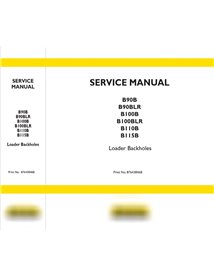 New Holland B90B, B100B, B110B, B115B backhoe loader service manual