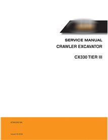 Case CX330 Tier 3 excavator service manual