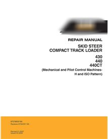 Manuel d'entretien des chargeuses compactes Case 430, 440, 440CT