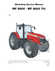 Massey Ferguson 8650/8660/8670/8680/8690 manual de servicio del taller del tractor - Massey Ferguson manuales - MF-4346455