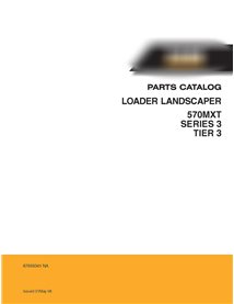 Case 570MXT loader parts catalog