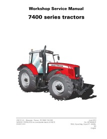 Massey Ferguson 7465/7475/7480/7485/7490/7495/7497/7499 manual de servicio del taller del tractor - Massey Ferguson manuales ...