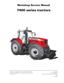 Massey Ferguson 7465 / 7475 / 7480 / 7485 / 7490 / 7495 / 7497 / 7499 tractor workshop service manual - Massey Ferguson manua...