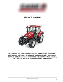 Manual de serviço do trator Case Ih MAXXUM 100-140