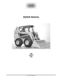 Manual de serviço da carregadeira deslizante Case 435, 445, 445CT