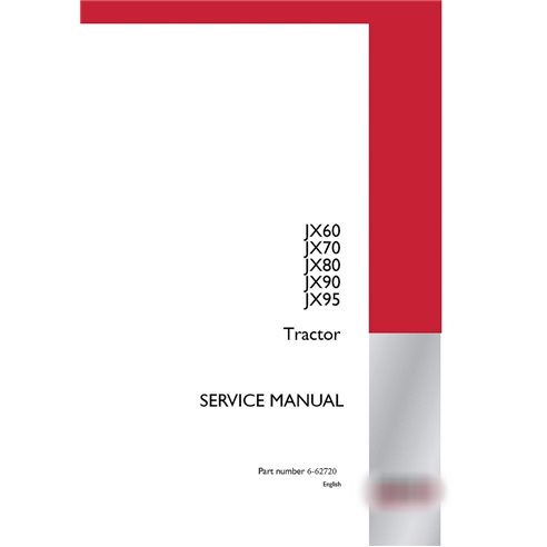 Case Ih JX60, JX70, JX80, JX90, JX 95 tractor repair manual