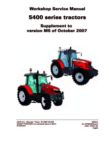 Massey Ferguson 5410 / 5420 / 5425 / 5430 / 5435 / 5440 / 5445 / 5450 / 5460 / 5465 / 5470 / 5475 / 5480 tractor workshop ser...