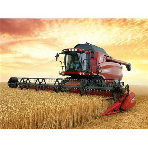 Manual de servicio de las cosechadoras combinadas Case Ih AXIAL-FLOW 7120, 8120, 9120