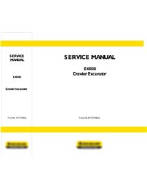 New Holland E485B excavator service manual