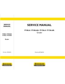 Manual de serviço da motoniveladora New Holland F106.6, F156.6