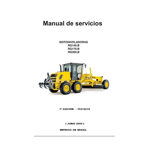 New Holland RG140.B - RG200.B grader service manual