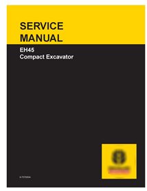Manual de serviço da escavadeira compacta New Holland EH45