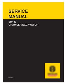 Manual de servicio de la excavadora de cadenas New Holland EH130