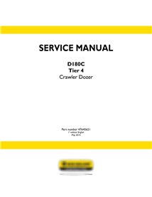 Manual de serviço do buldôzer de esteiras New Holland D180C Tier 4