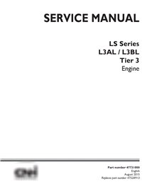 Manual de servicio del motor New Holland L3AL / L3BL Tier 3