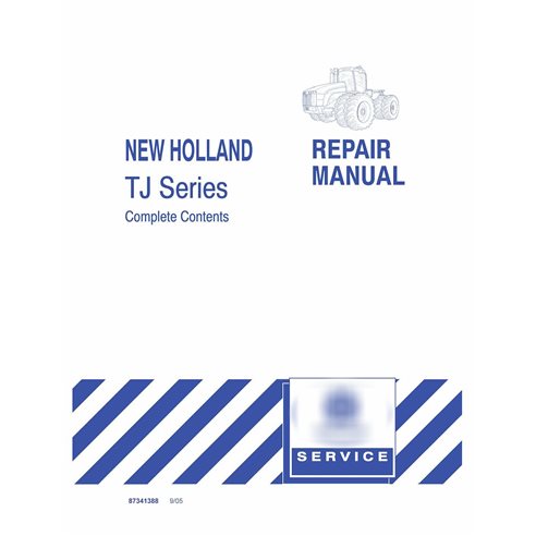 New Holland TJ275, TJ325, TJ375 tractor repair manual