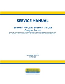 Manual de servicio del tractor compacto New Holland Boomer 40/50 Cab