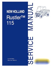 Manual de serviço do veículo utilitário New Holland Rustler 115