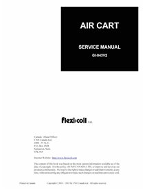 New Holland Flexi-Coil 1330 Plus / 40 Series / 50 Series air cart service manual
