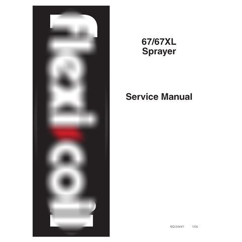 New Holland Flexicoil 67, 67XL sprayer service manual