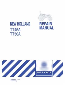 Manual de conserto de tratores New Holland TD45A / TT50A