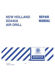 New Holland SD440A air drill repair manual