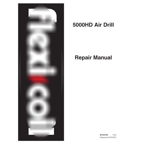 New Holland Flexi-Coil 5000HD air drill repair manual